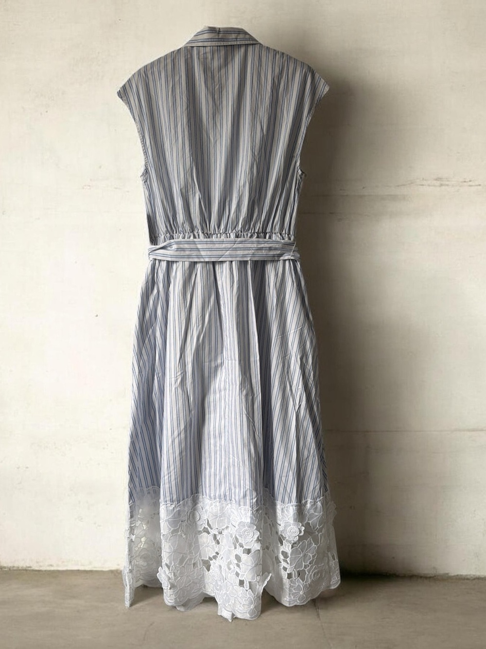 🌸🌸🌸 Ellen Tracy 3D Cutout Broderie Poplin Shirtdress size S - Picture 9 of 12